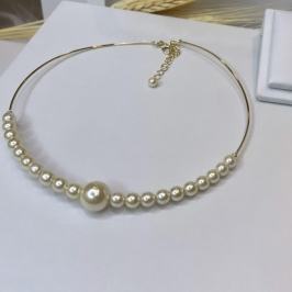 CHOKER ARO PEROLAS