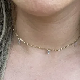 CHOKER 7 ZIRCONIAS