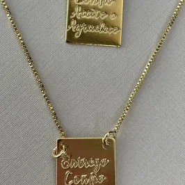 ESCAPULÁRIO ESPERO, CONFIO, ACEITO, AGRADEÇO
