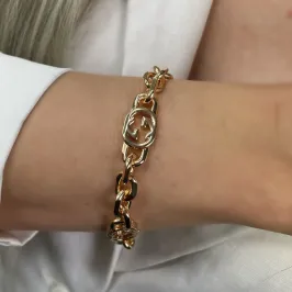 PULSEIRA LISA ISPIRAÇÃO GUCCI