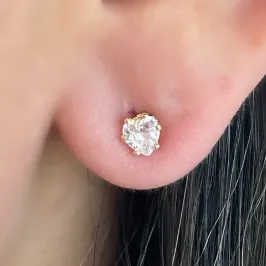 BRINCO CORAÇÃO ZIRCONIA CRISTAL 4MM