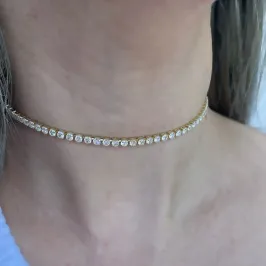 CHOKER RIVIERA CRISTAL 3,0MM