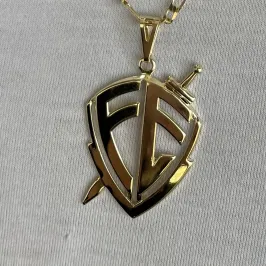 PINGENTE ESCUDO DA FÉ GRANDE