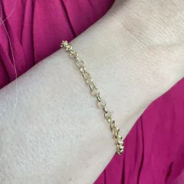 PULSEIRA ELO PORTUGUES 4MM