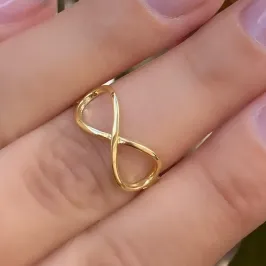 ANEL FALANGE INFINITO LISO