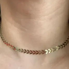 CHOKER FLECHINHAS LISAS