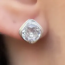 BRINCO PRATA PONTO DE LUZ BORDA TRABALHADA
