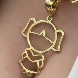 PINGENTE MENINA GRANDE