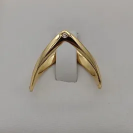 ANEL TUBARÃO COM ZIRCONIA