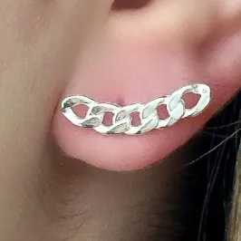 BRINCO PRATA EAR CUFF GRUMET