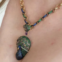 COLAR LUXURY PAVÃO