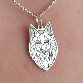 GARGANTILHA PRATA LOBO
