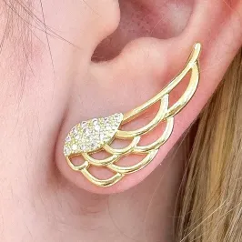 BRINCO EAR CUFF ASA CRAVEJADA