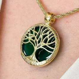 PINGENTE ARVORE DA VIDA DEPRA VERDE GRANDE