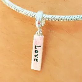 BERLOQUE PRATA PLACA LOVE