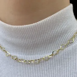 CHOKER CORAÇÃO VAZADO