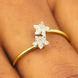 ANEL REGULÁVEL ESTRELA ZIRCONIA CRISTAL