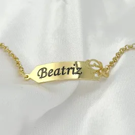 PULSEIRA INFANTIL CHAPINHA NOME