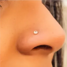 PIERCING PRATA PONTO DE LUZ