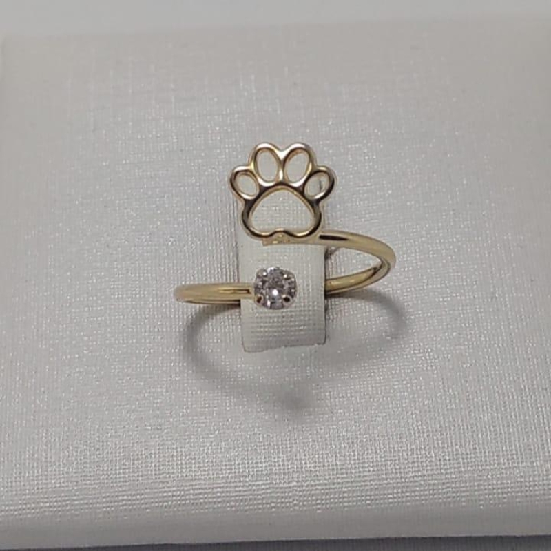 ANEL FALANGE PATINHA COM ZIRCONIA
