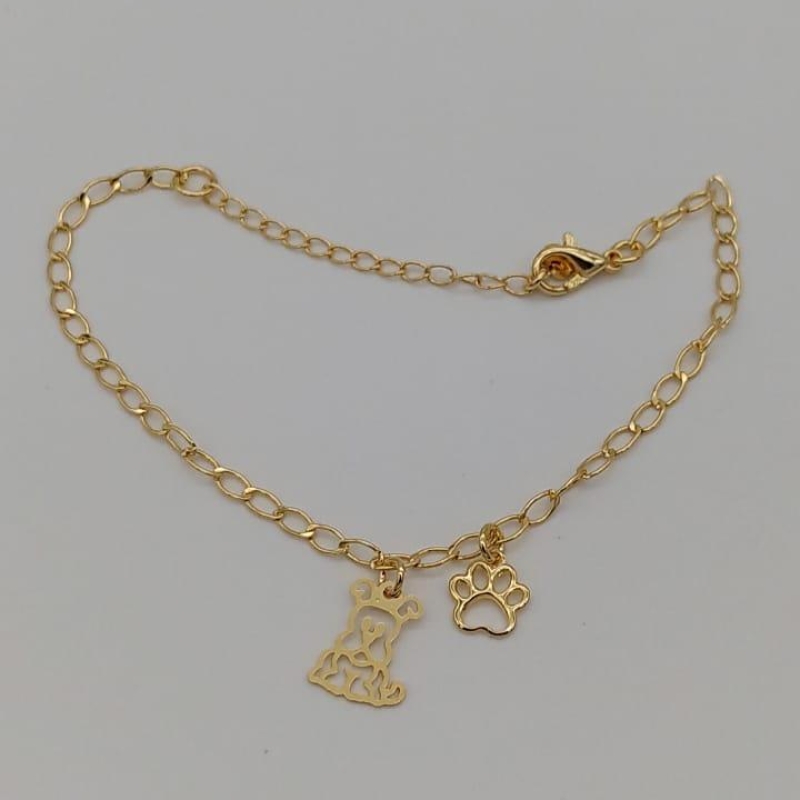 PULSEIRA CACHORRINHO COM PATINHA