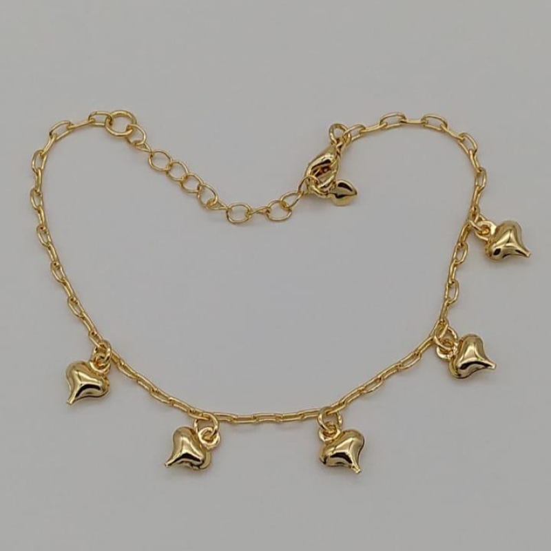PULSEIRA CARTIER CORAÇÕES PENDURADOS