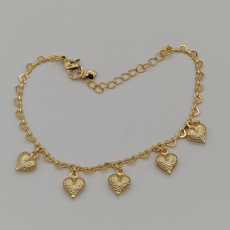 PULSEIRA CORAÇÕES TEXTURIZADOS