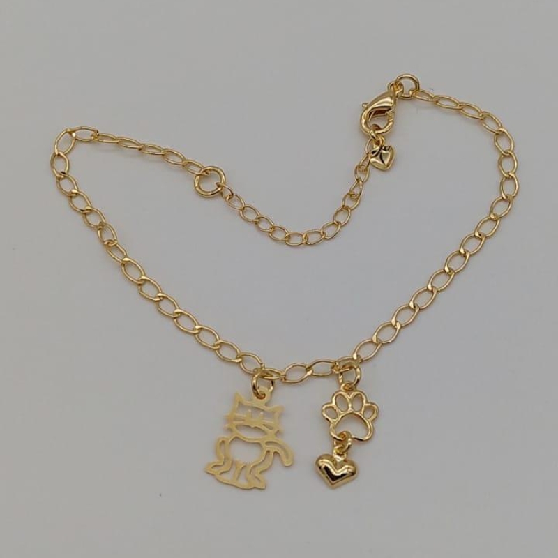 PULSEIRA GATINHO COM PATINHA