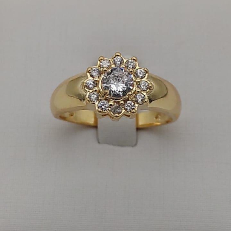 ANEL ZIRCONIA REDONDA CRAVEJADO