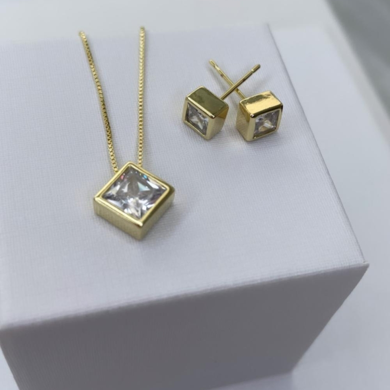 CONJUNTO PONTO DE LUZ QUADRADO RÉPLICA