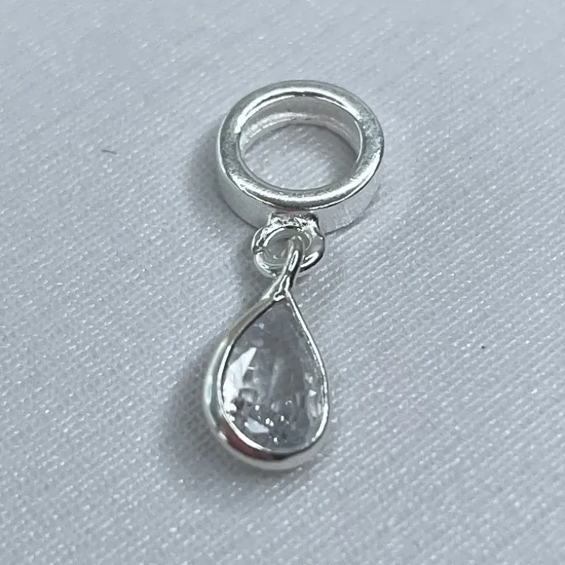 BERLOQUE GOTA ZIRCONIA CRISTAL