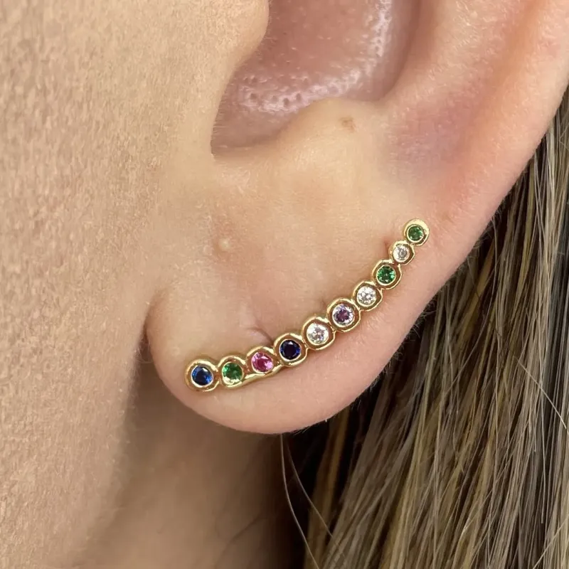 BRINCO EAR CUFF CRAVAÇÃO INGLESA COLOR