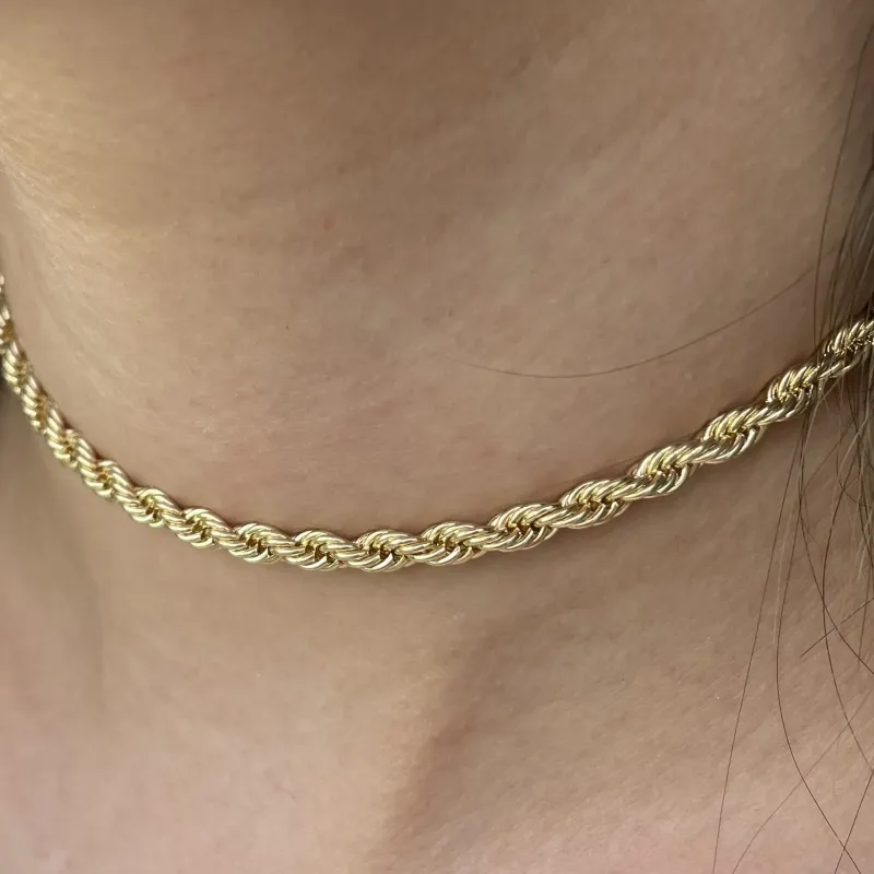 CHOKER CORDÃO BAIANO 4MM