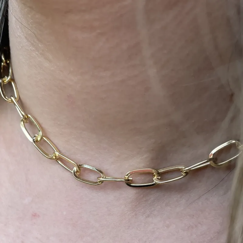 CHOKER ELO OVAL FINO