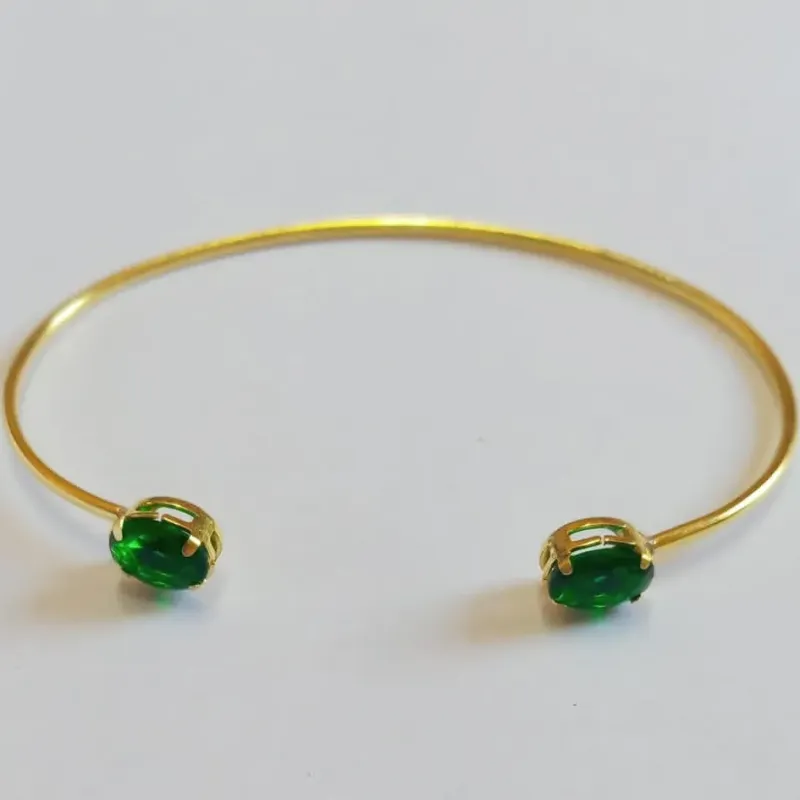 BRACELETE FIO ZIRCONIA ESMERALDA