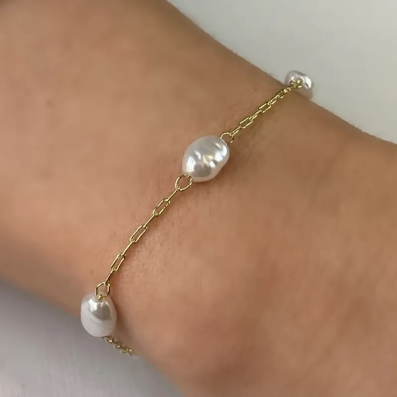 PULSEIRA CARTIER PEROLA MÉDIA