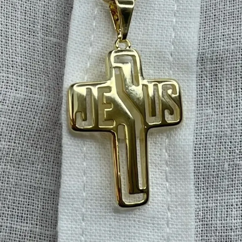 PINGENTE CRUZ JESUS