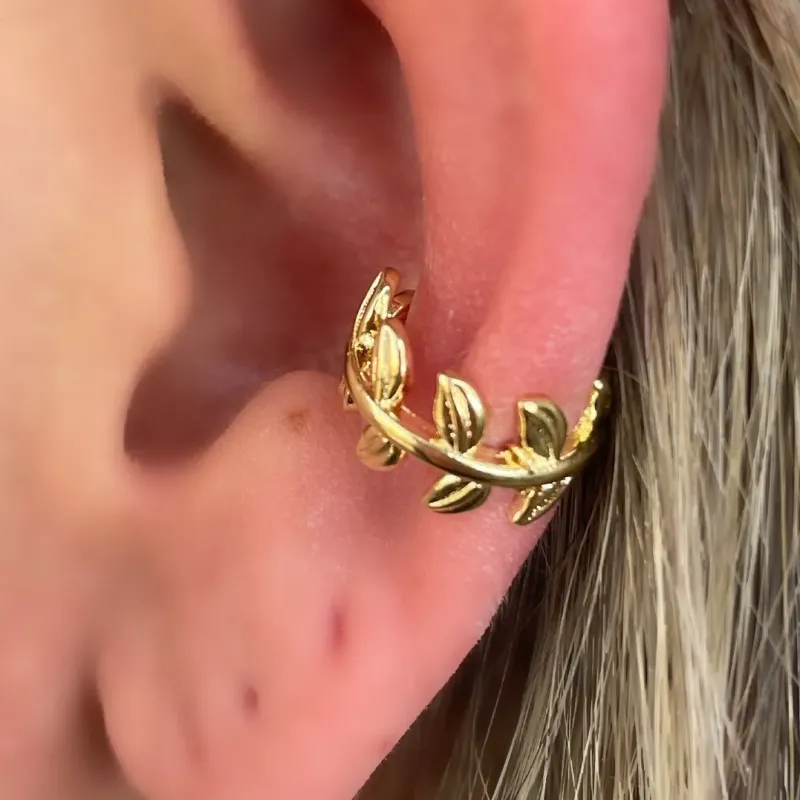 PIERCING FOLHA LISA