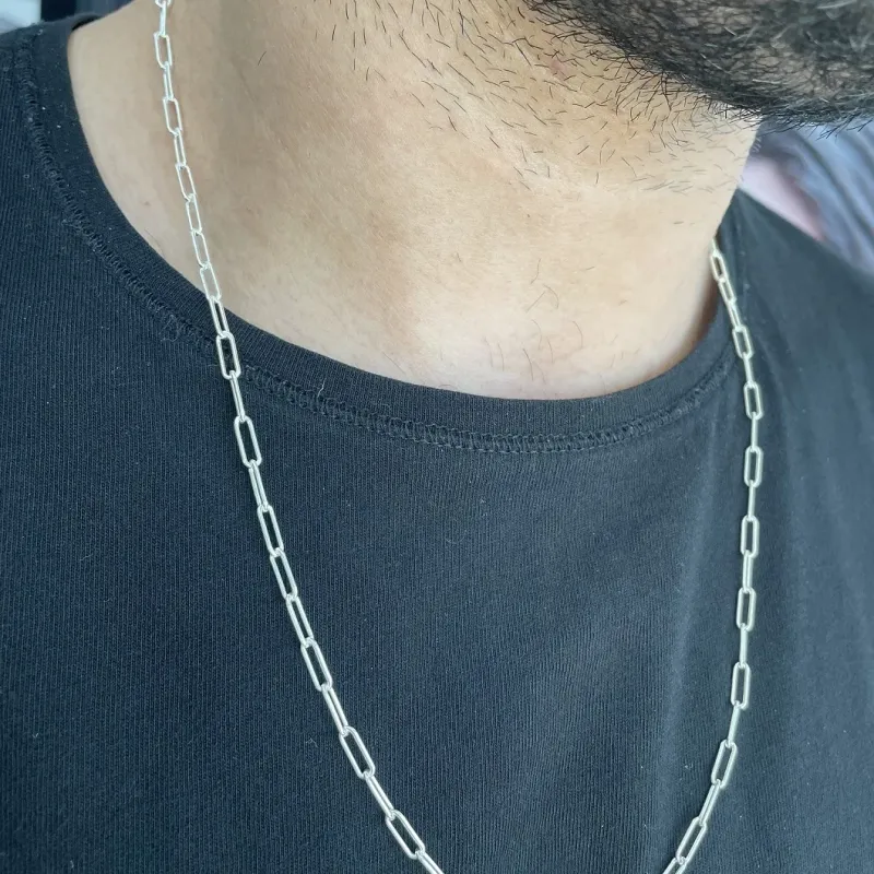 CORRENTE PRATA CARTIER LONGO FIO 080