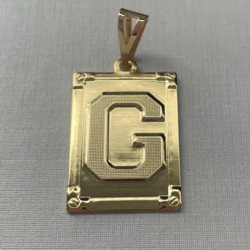 PINGENTE PLACA LETRA 'G'