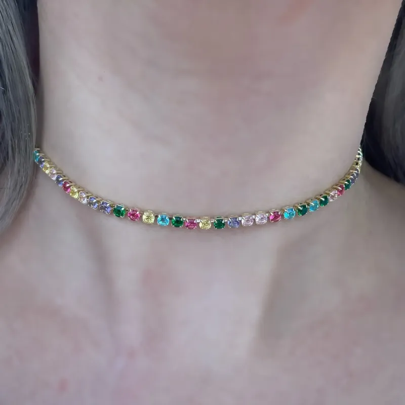 CHOKER RIVIERA COLORS 3,0MM