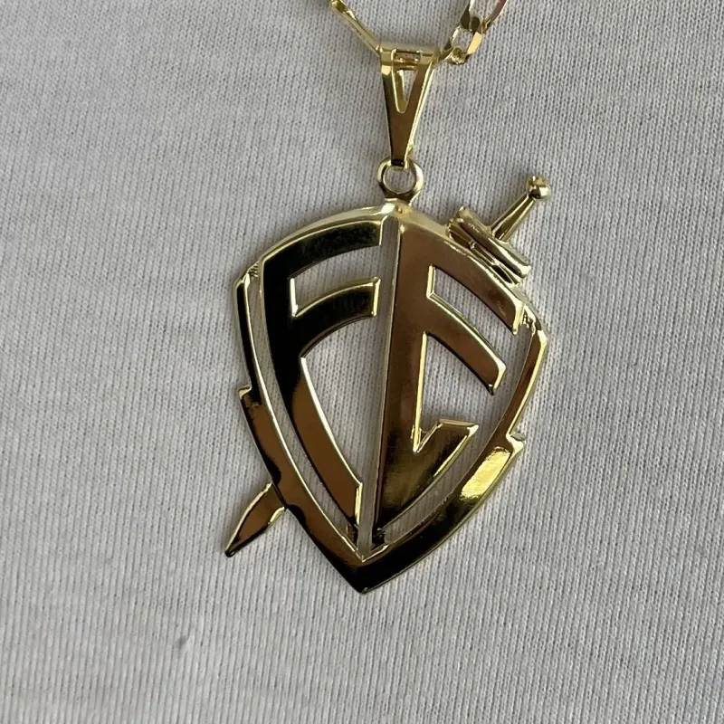 PINGENTE ESCUDO DA FÉ GRANDE