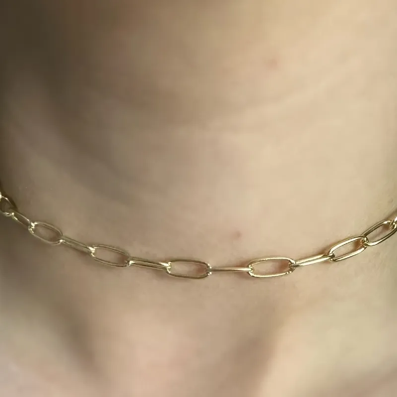 CHOKER ELO OVAL FINO