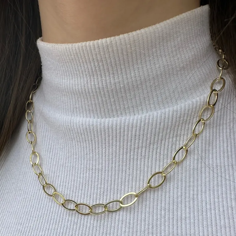 GARGANTILHA ELO OVAL