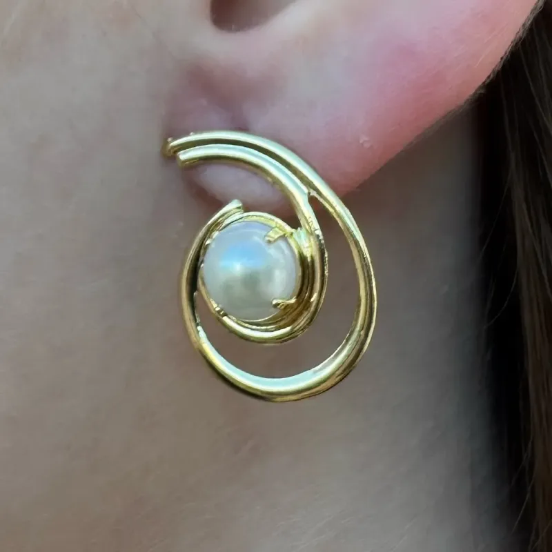BRINCO CARACOL COM PEROLA