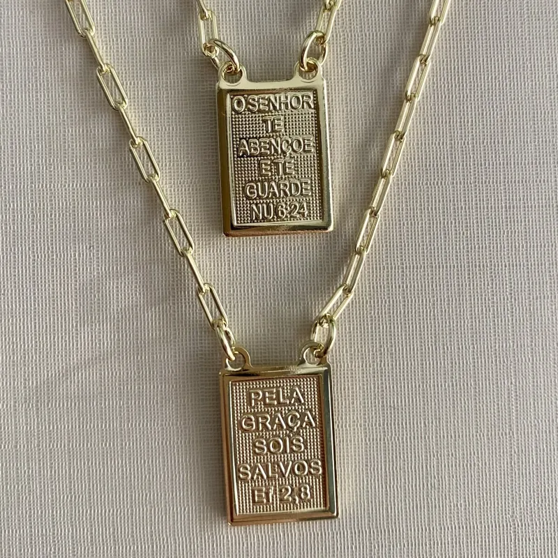ESCAPULÁRIO CARTIER PELA GRAÇA SOIS SALVOS