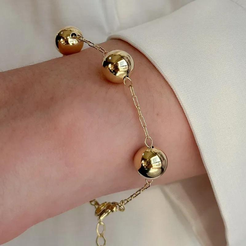 PULSEIRA BOLAS LISAS 10MM