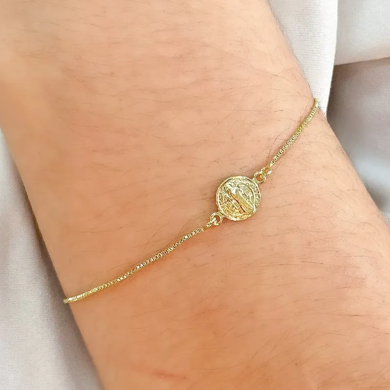 PULSEIRA MEDALHA SÃO BENTO