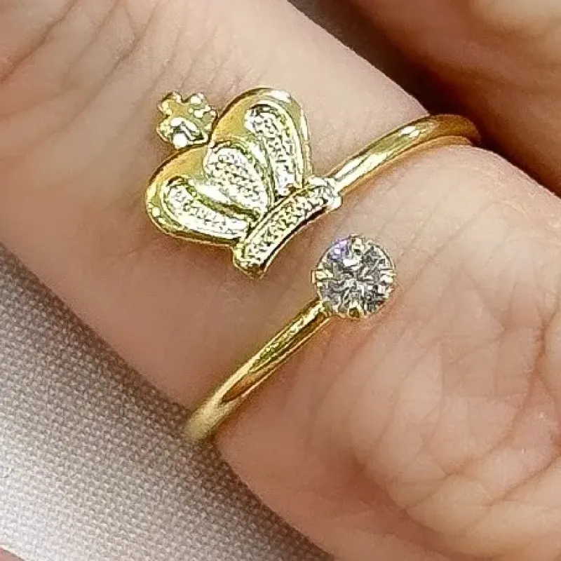 ANEL FALANGE COROA COM ZIRCONIA