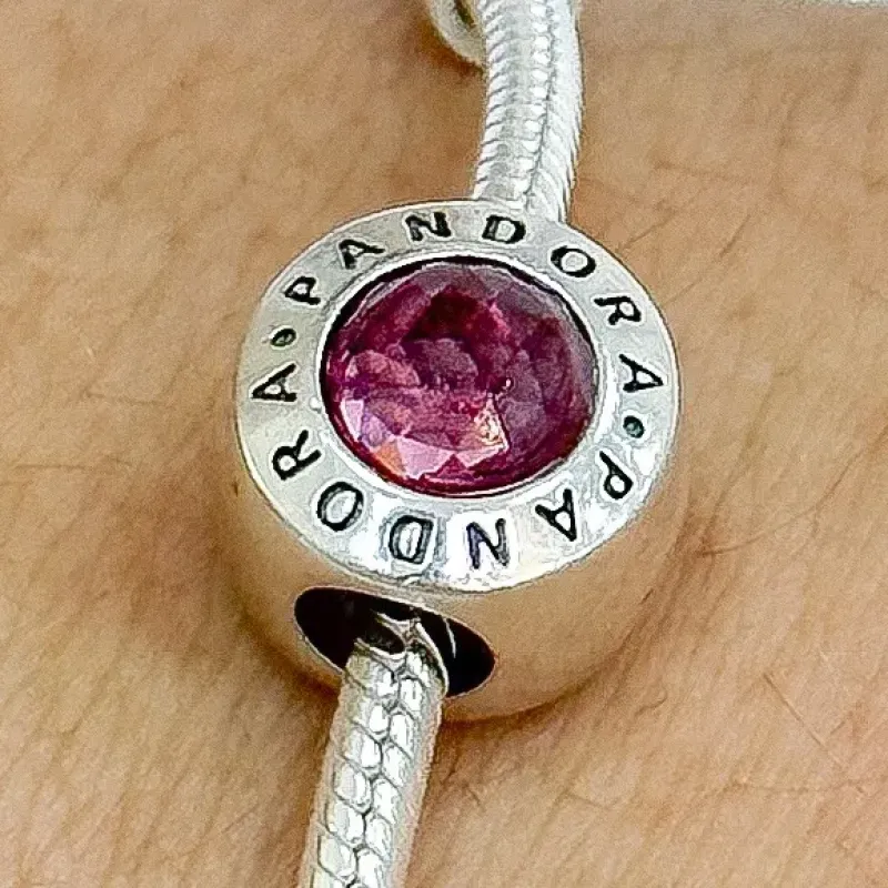 BERLOQUE PRATA SEPARADOR PEDRA ROSA